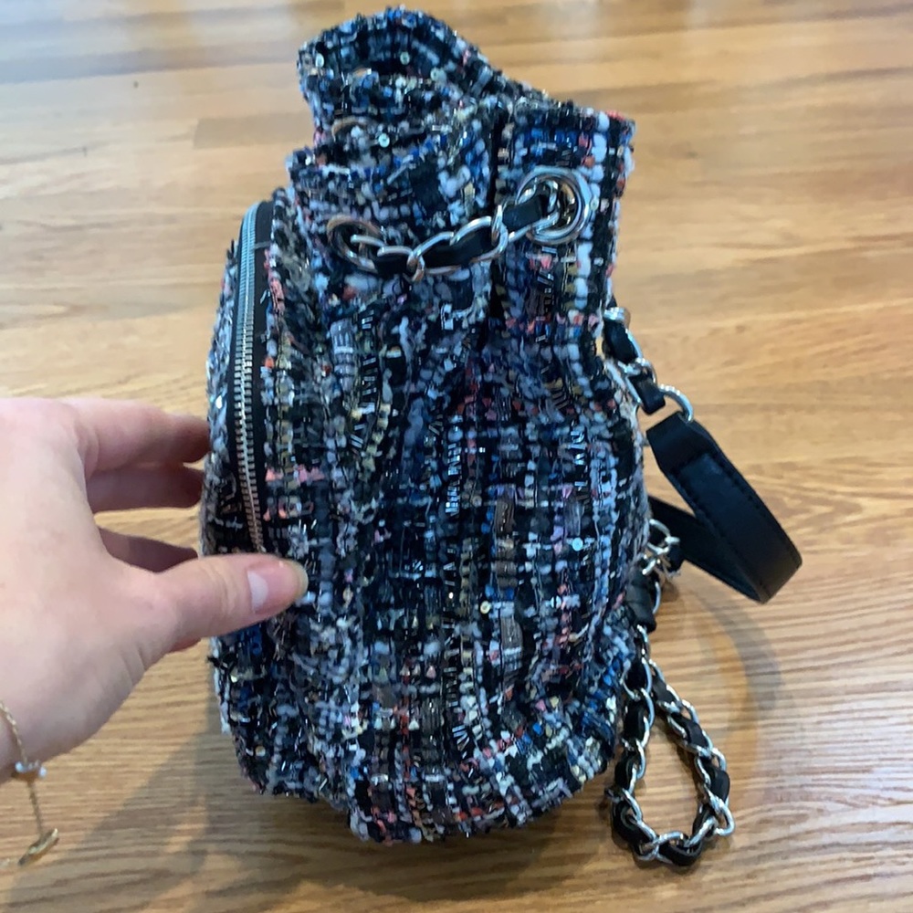 Zara Tweed mini Backpack - Picture 2 of 3